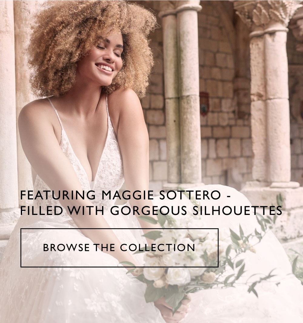Browse Maggie Sottero bridal gowns at Elly's Formal Wear.